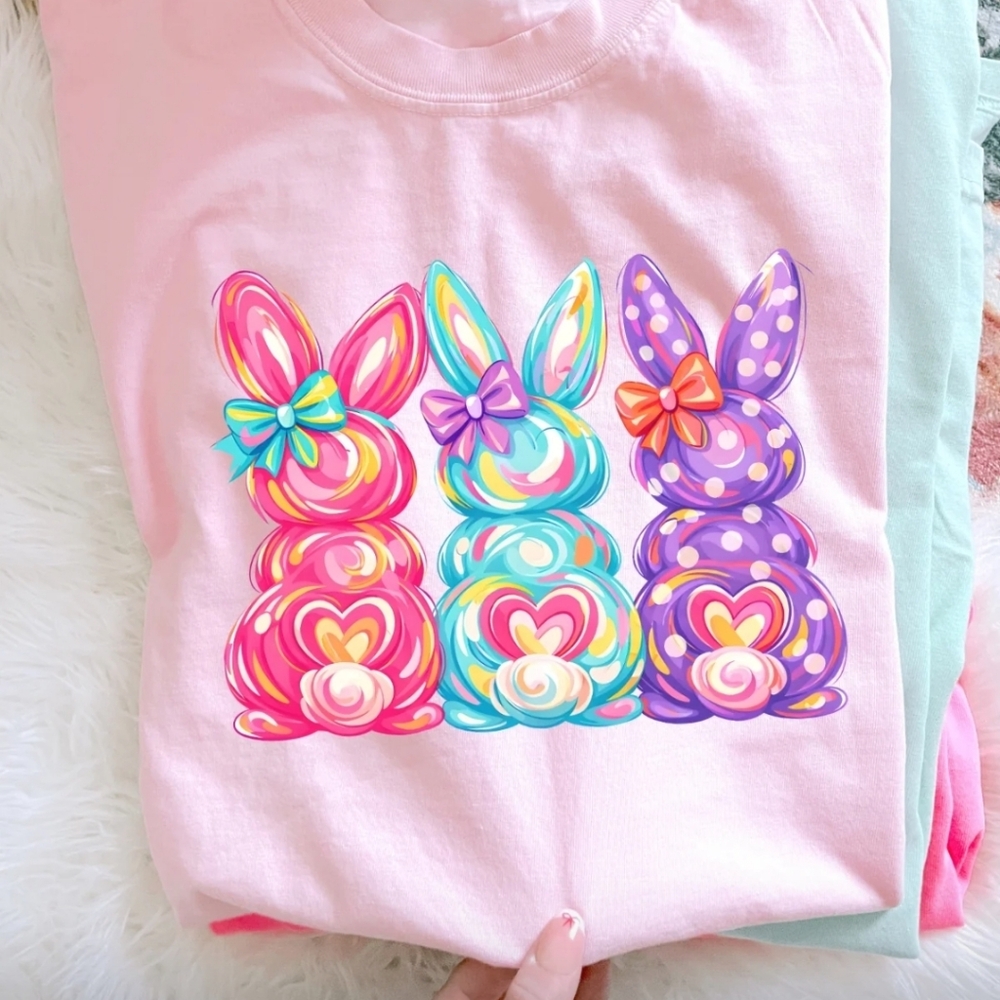 Easter Bunnies Trio Tee
